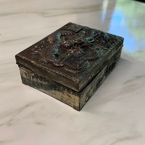 Japanese Jewelry Box, Sliver Plated